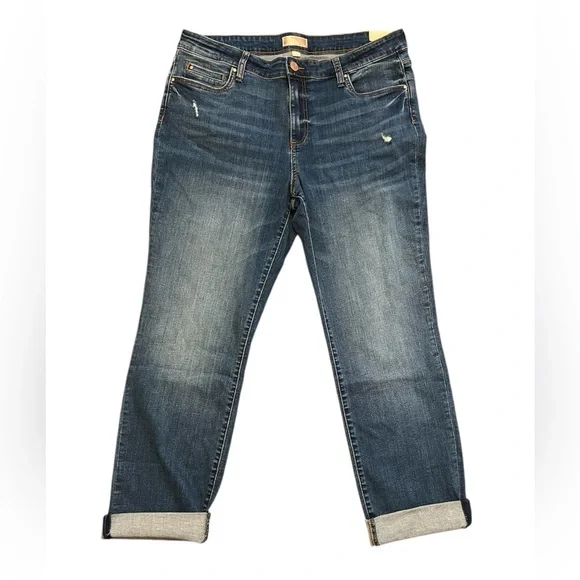 Kut From The Kloth Catherine Boyfriend Jeans - Size 16 - Picture 3 of 9